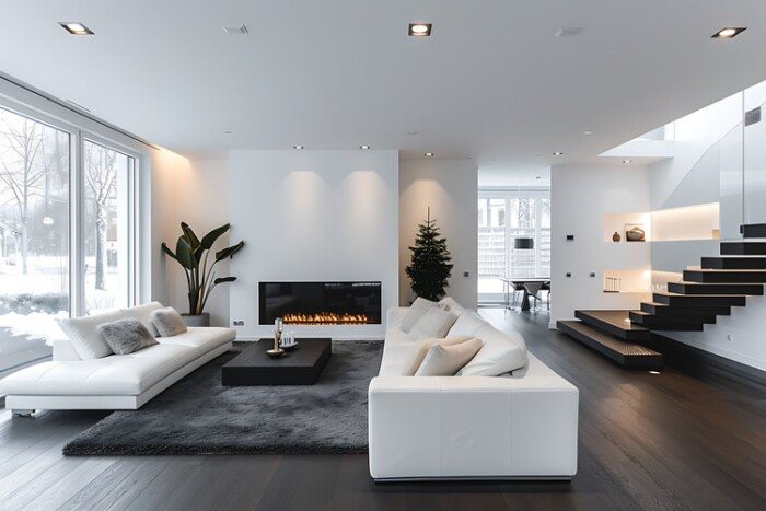 Living Room Soft Glow 3d living room a soft glow design services